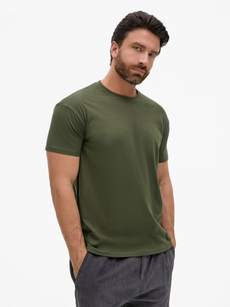 Футболка унисекс Regent 150, темный хаки, XXS–3XL