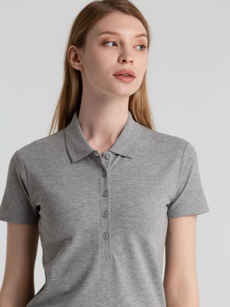 Рубашка поло женская Phoenix Women, серый меланж, S–XXL