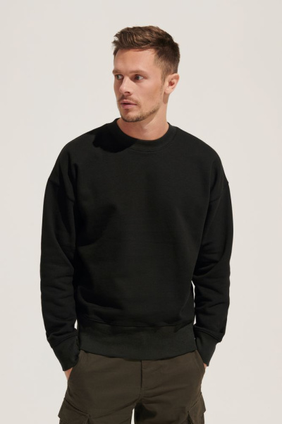 Свитшот унисекс Authentic, черный, XS–3XL