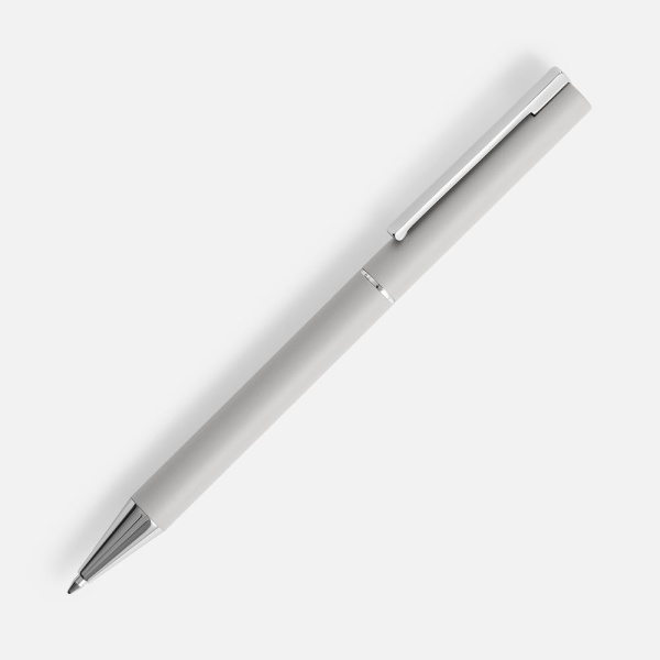 Ручка шариковая Blade Soft Touch, серая, 14х0,9 см