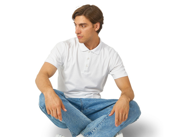 Рубашка поло «Chicago» мужская, Размер 3XL, Цвет белый