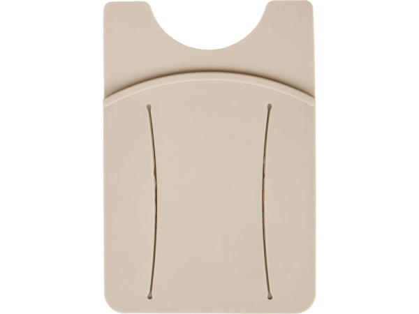 Картхолдер для телефона с держателем «Trighold», Цвет бежевый