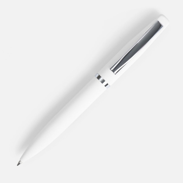 Ручка шариковая Bolt Soft Touch, белая, 13,8х1,3 см