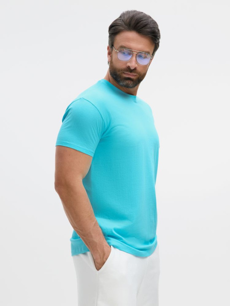 Футболка Imperial 190, бирюзовая, S–XXL