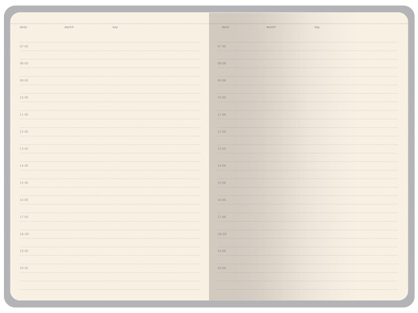 Ежедневник недатированный с магнитным клапаном А5 «Venezia», Цвет черный