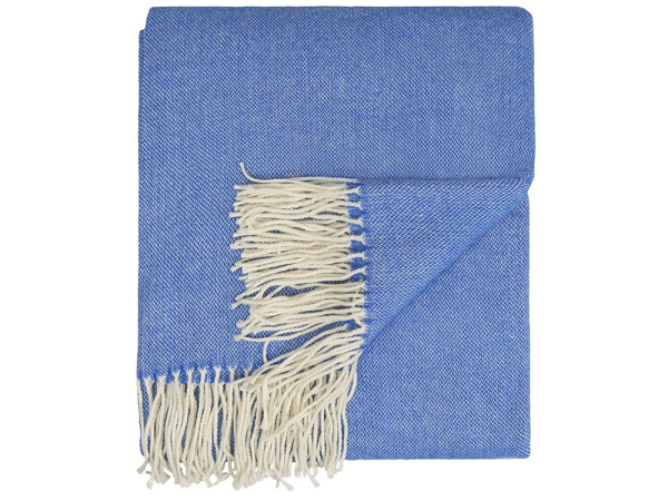 Плед акриловый «Dapple» 160 х 210 см, Цвет синий