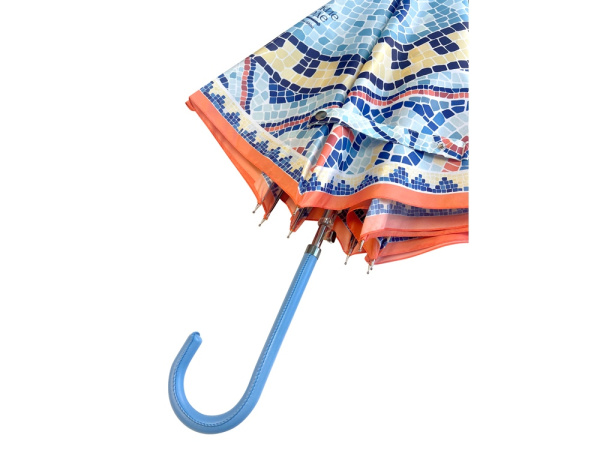 Зонт -трость «Грёзы о Византии», Цвет голубой