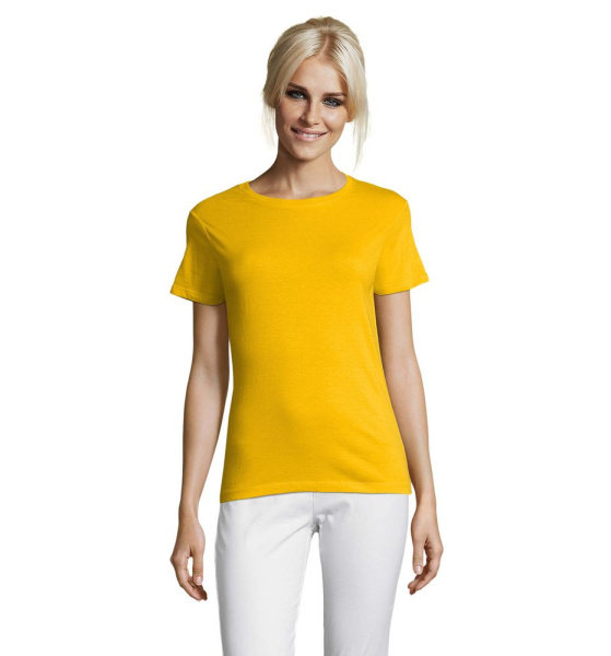 Футболка женская Regent Women, желтая, S–XXL