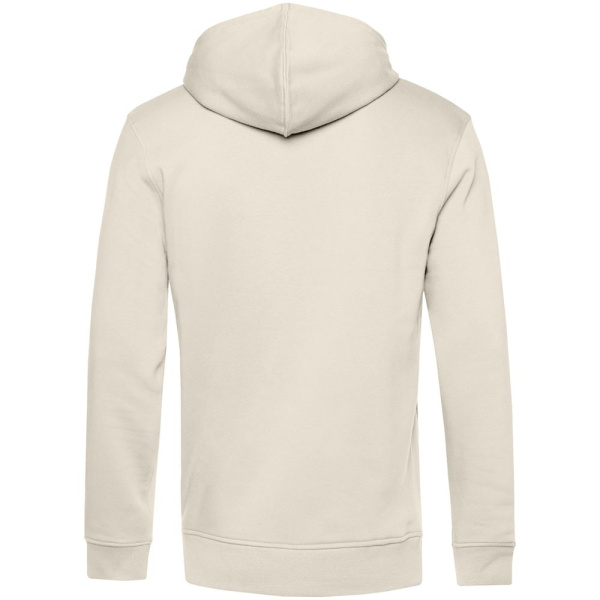 Толстовка на молнии с капюшоном унисекс BNC Inspire (Organic), молочно-белая, XS–3XL
