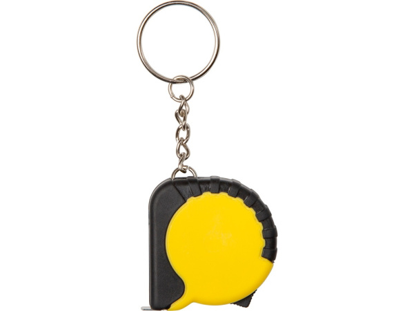 Рулетка-брелок «Habana», 1м, Цвет желтый