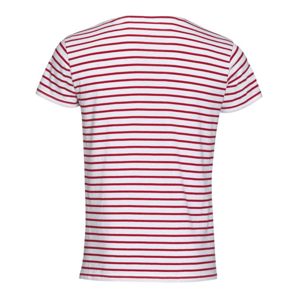 Футболка Miles Men белая с красным, S–XXL