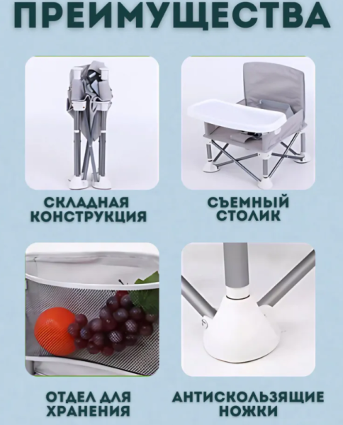 Детское обеденное кресло - стол, переносное