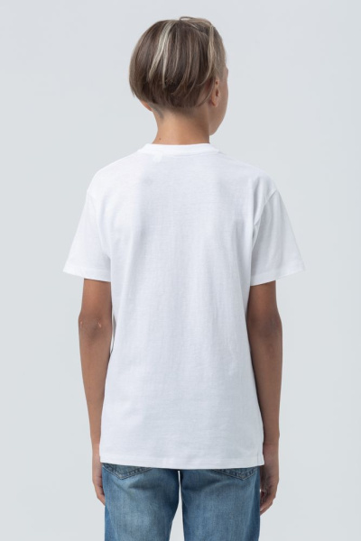 Футболка детская Regent Fit Kids, белая, 4–12 лет