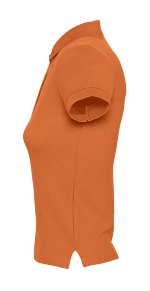 Рубашка поло женская People 210, оранжевая, S–XXL
