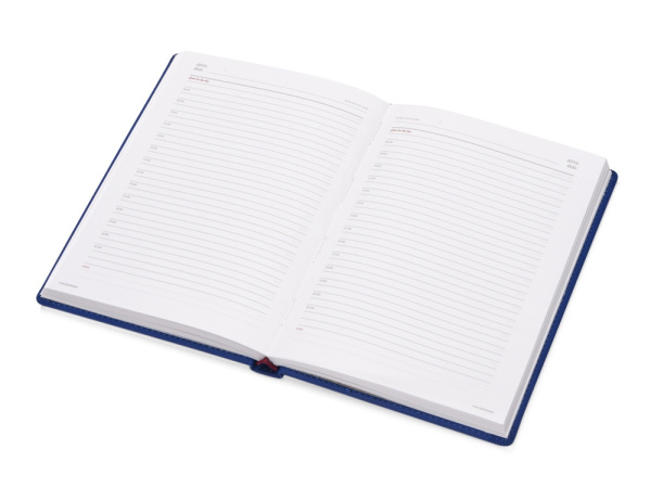 Ежедневник недатированный А5 «Velvet», Размер A5, Цвет синий