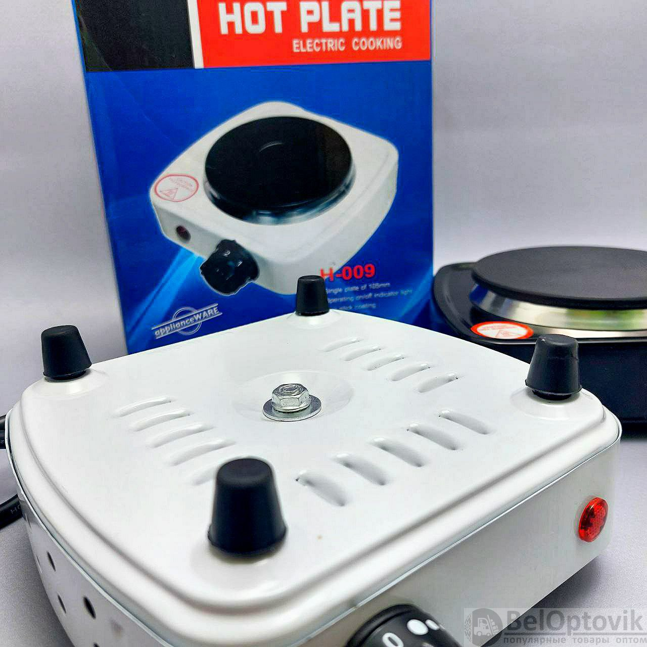 Электрическая настольная плита (одноконфорочная) HOT PLATE H-009 (220V,  500W, световой индикатор, 5 уровней мощности) (арт: TDA-4226) от 399 ₽  рублей оптом в Москве