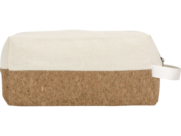 Несессер «Corky» хлопковый с пробковой вставкой, Цвет натуральный