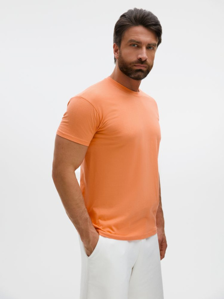 Футболка унисекс Regent 150, оранжевая (абрикосовая), XS–XXL