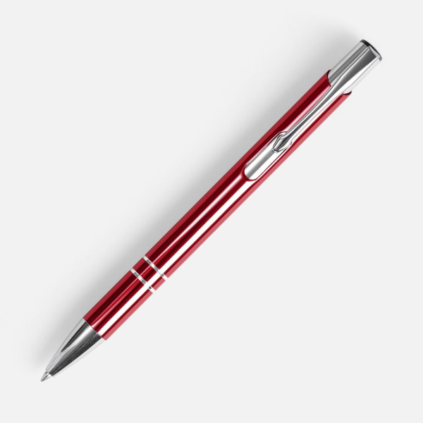 Ручка шариковая Keskus, красная, 13,7х0,8 см