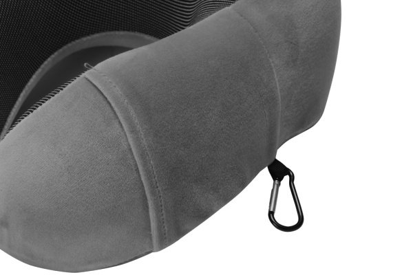 Подушка для путешествий с эффектом памяти «Dream», Цвет серый