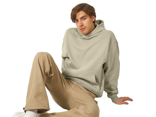 Толстовка с капюшоном оверсайз «Berlin» унисекс, Размер M-L, Цвет зеленый оливковый