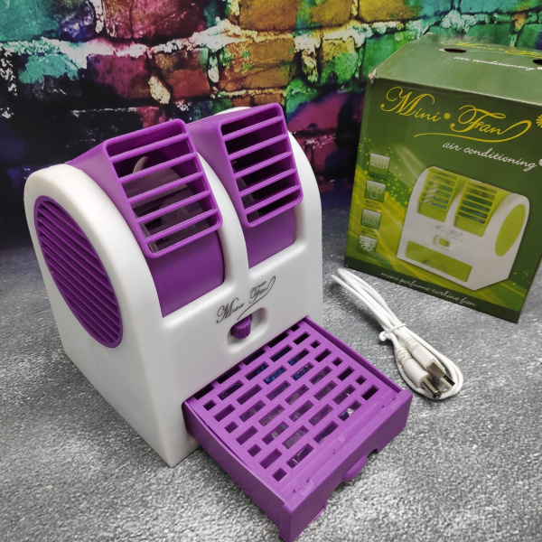 Мини вентилятор - охладитель воздуха Mini Fan Розовый