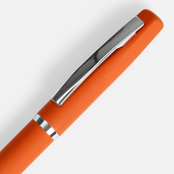 Ручка шариковая Bolt Soft Touch, оранжевая, 13,8х1,3 см
