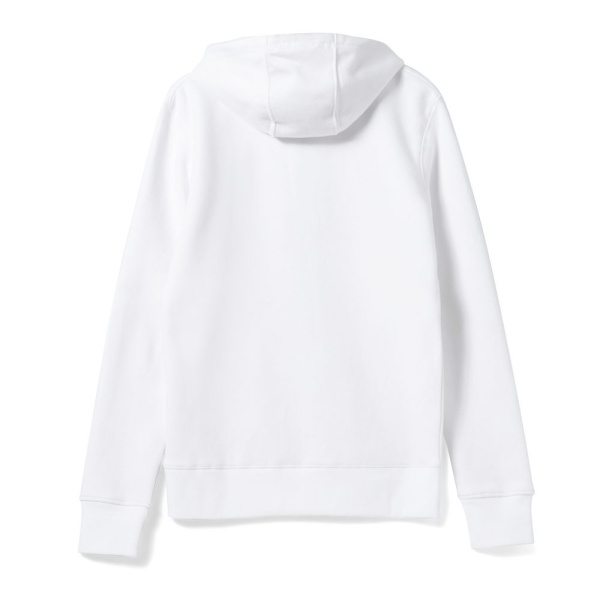 Толстовка на молнии с капюшоном унисекс King, белая, XS–4XL