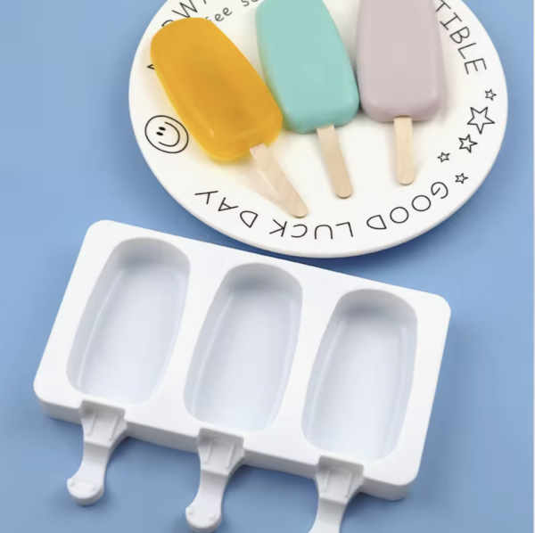 Силиконовая форма для мороженого десерт эскимо чизкейк кейк-попс. Цвет Mix