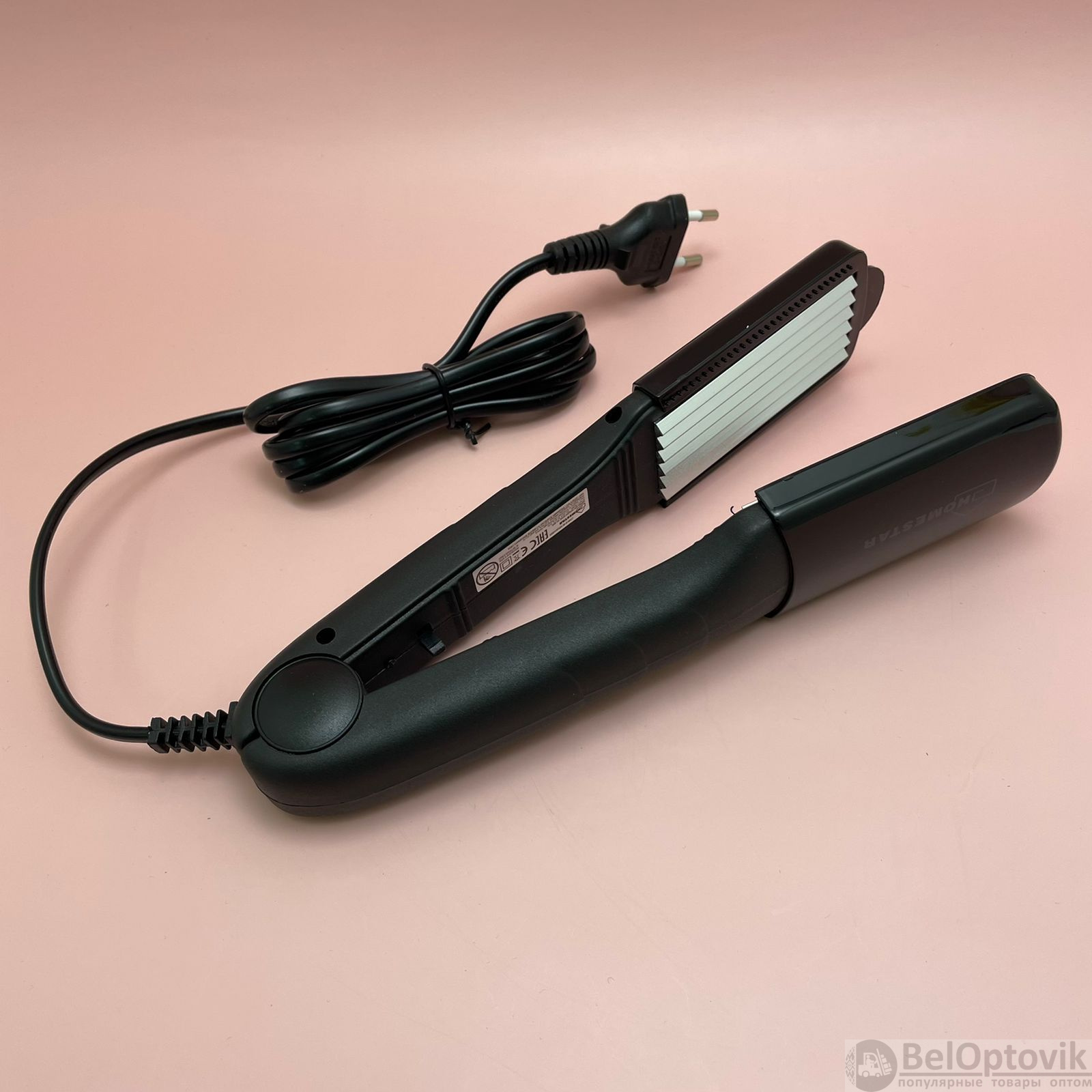 Щипцы-гофре HOMESTAR HS-8005, 30 Вт, алюминиевое покрытие, 33х80 мм ...