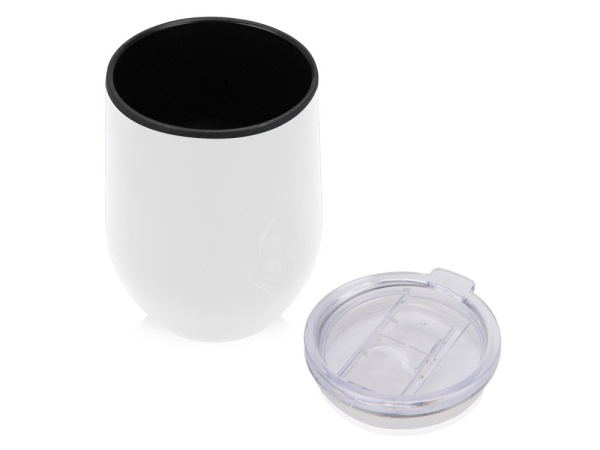 Термокружка «Pot», Цвет белый глянцевый