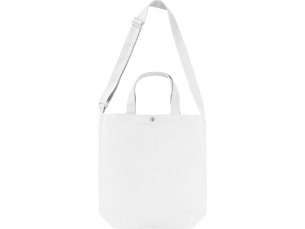 Сумка «Helfer» на кнопке с регулирующейся лямкой, Цвет белый