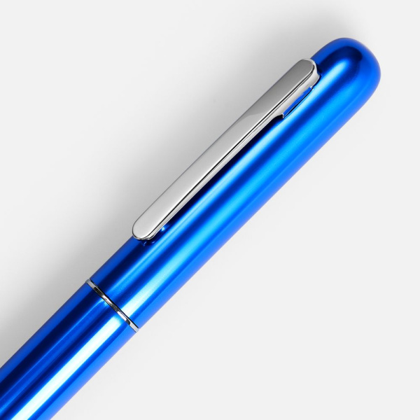 Ручка шариковая Scribo, синяя, 14х1,2 см