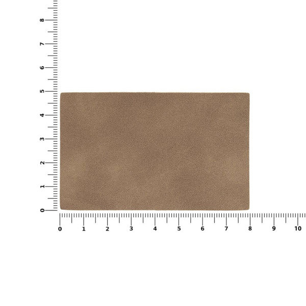 Лейбл Listra Nubuck Touch, XL, коричневый, 5х8 см