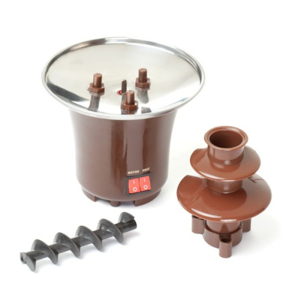 Шоколадный фонтан фондю Chocolate Fondue Fountain Mini