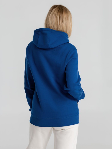 Толстовка с капюшоном унисекс King, ярко-синяя, XS–4XL