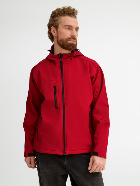 Куртка мужская с капюшоном Replay Men 340, красная, XS–3XL