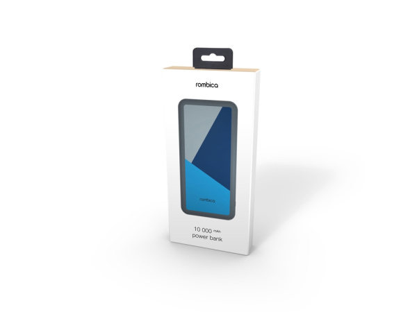 Внешний аккумулятор «NEO Bright», 10000 mAh, Цвет серый, голубой, синий