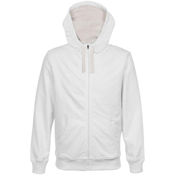 Толстовка на молнии Kulonga Sherpa, белая, XS–XXL