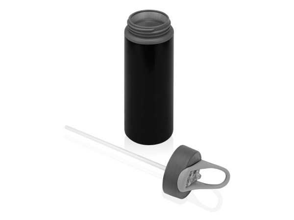 Бутылка для воды «Rino», Цвет черный/серый