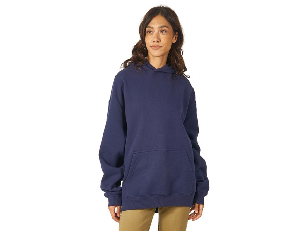 Толстовка с капюшоном оверсайз «Berlin» унисекс, Размер M-L, Цвет темно-синий