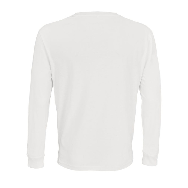 Футболка унисекс с длинным рукавом Pioneer LSL, белая, XS–4XL