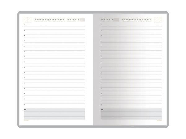 Ежедневник недатированный А5 «Mercury», Цвет черный