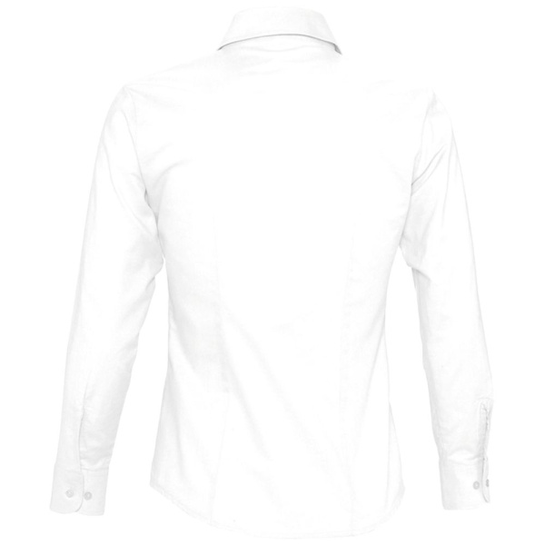 Рубашка женская с длинным рукавом Embassy, белая, XS–3XL