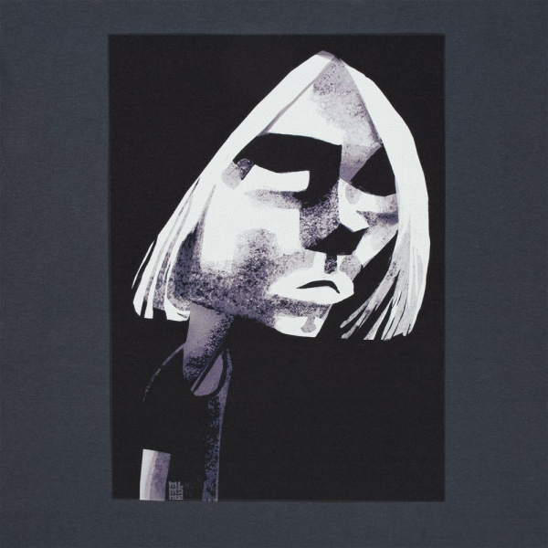 Футболка «Меламед. Kurt Cobain», темно-серая, S–XXL