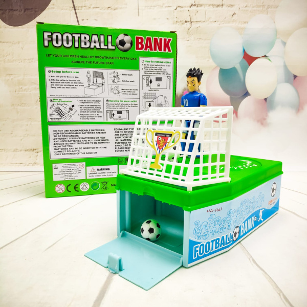 Интерактивная копилка игрушка "Футболист" Foot Ball Bank