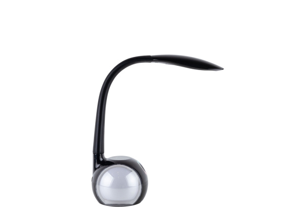 Настольная лампа с беспроводной зарядкой «LED Spectra», Цвет черный