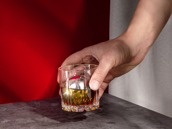 Стальная сфера для охлаждения напитков «ChillSphere», Цвет серебристый