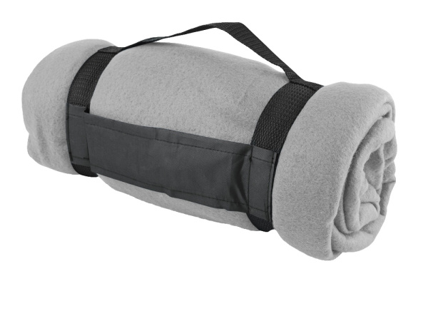 Подарочный набор с термосом и пледом «Serenity», Цвет серый, белый