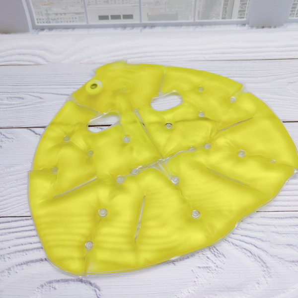 Солевая грелка для лица «Маска», активатор "кнопка", размер 26 х 24 см. Цвет Микс